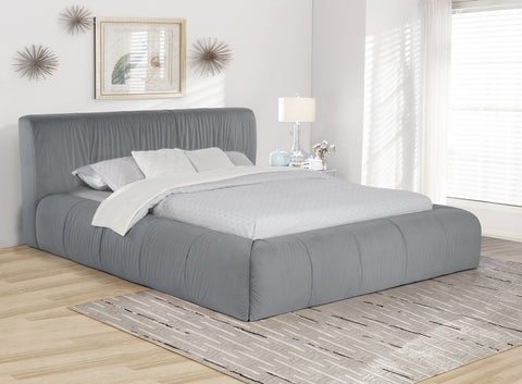 Jamestown Upholstered Queen Platform Bed GreyGrey