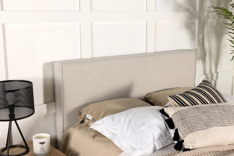 Rogen Upholstered King Panel Headboard SandSand