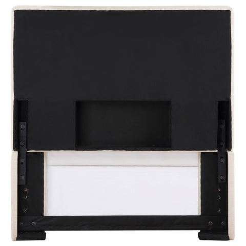 Rogen Upholstered Twin Panel Headboard SandSand