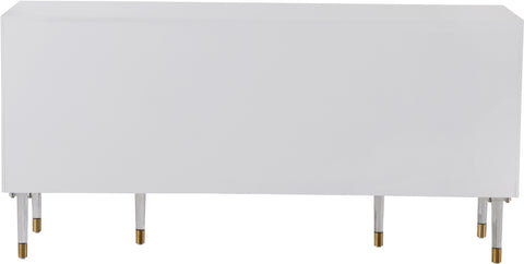 Ace White Lacquer Sideboard/Buffet