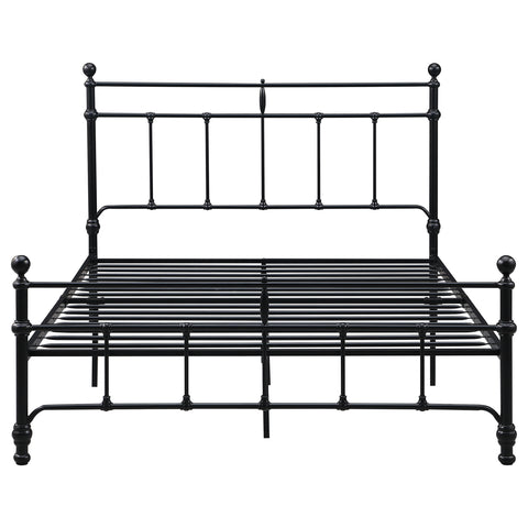 Analiese 48-inch Metal Queen Open Frame Bed Matte BlackMatte Black