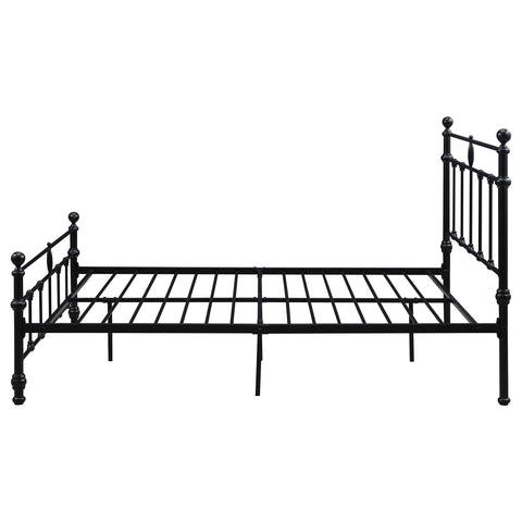Analiese 48-inch Metal Queen Open Frame Bed Matte BlackMatte Black