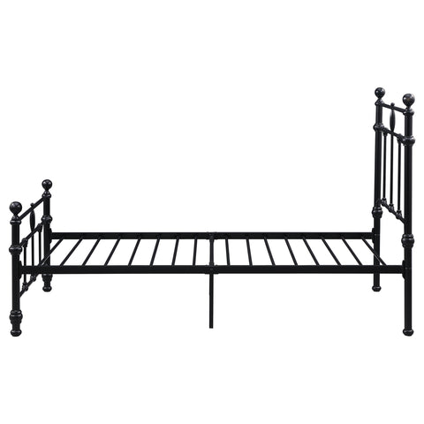 Analiese 48-inch Metal Twin Open Frame Bed Matte BlackMatte Black