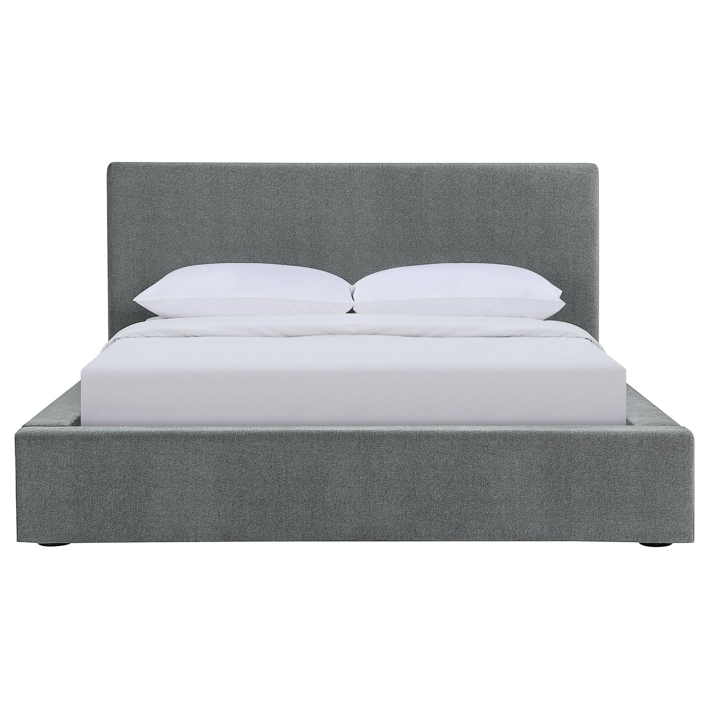 martina upholstered full panel bed graphite