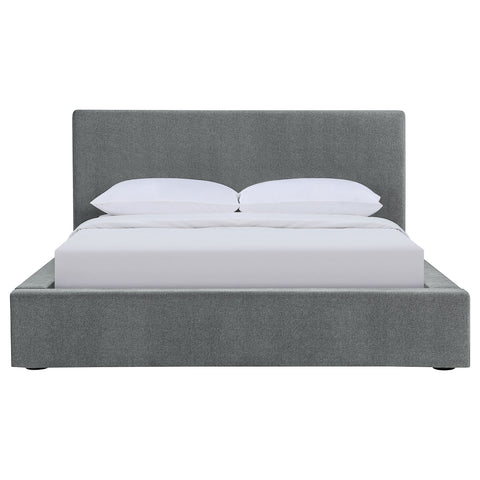 Pauline Upholstered Full Panel Bed GraphiteGraphite