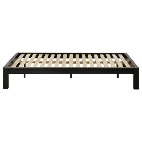 Straden Twin Easy Assembly Wood Platform Bed Black
