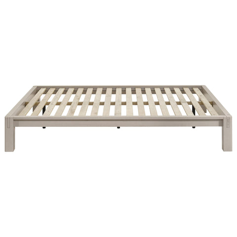 Straden Full Easy Assembly Wood Platform Bed White