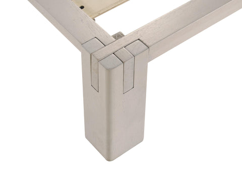 Straden Full Easy Assembly Wood Platform Bed White