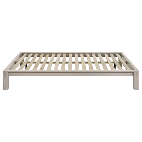 Straden Queen Easy Assembly Wood Platform Bed White