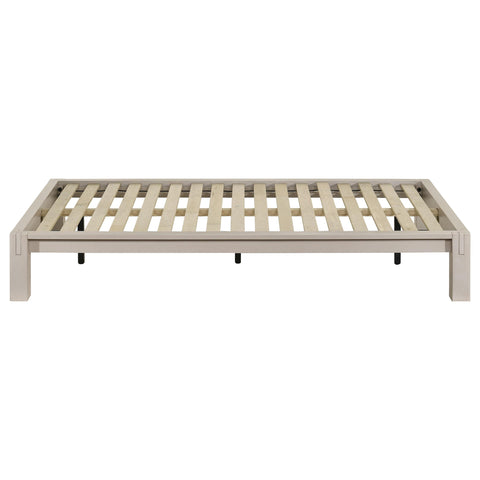 Straden Twin Easy Assembly Wood Platform Bed White