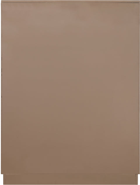 Urban Brown Oak Veneer Chest, 1 Piece