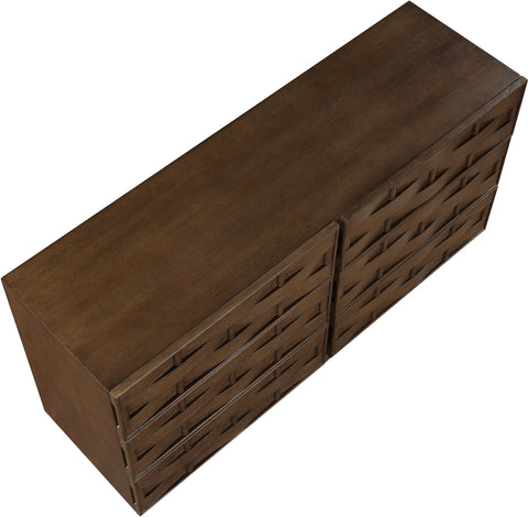 Urban Brown Oak Veneer Dresser, 1 Piece