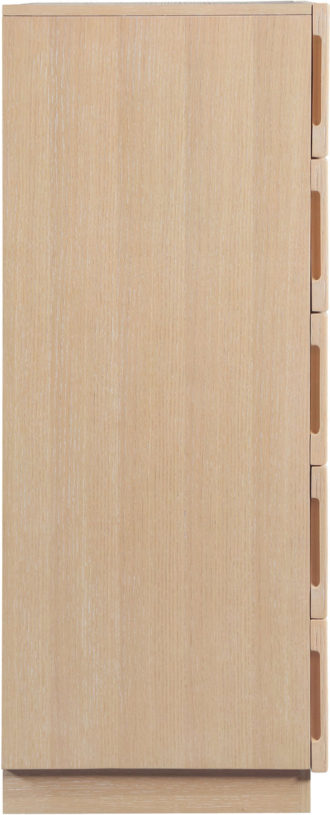 Urban Natural Oak Veneer Chest, 1 Piece