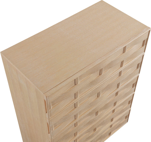 Urban Natural Oak Veneer Chest, 1 Piece