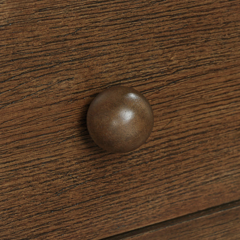 Darcy 23.5" Brown Oak Veneer Nightstand, 1 Piece