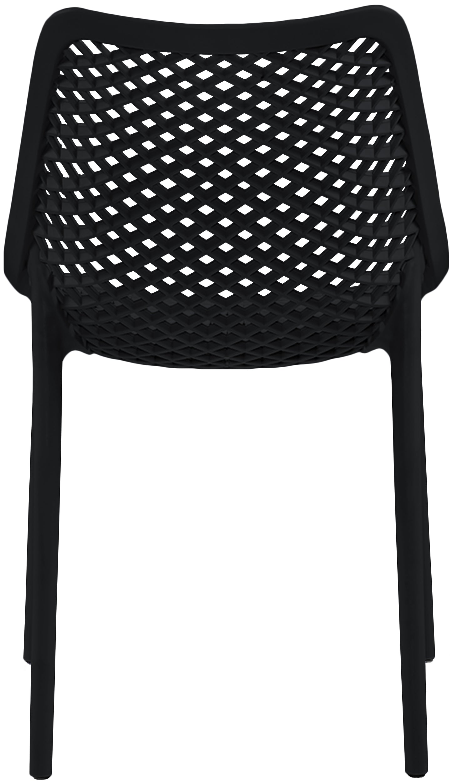 mercury black outdoor patio dining chair