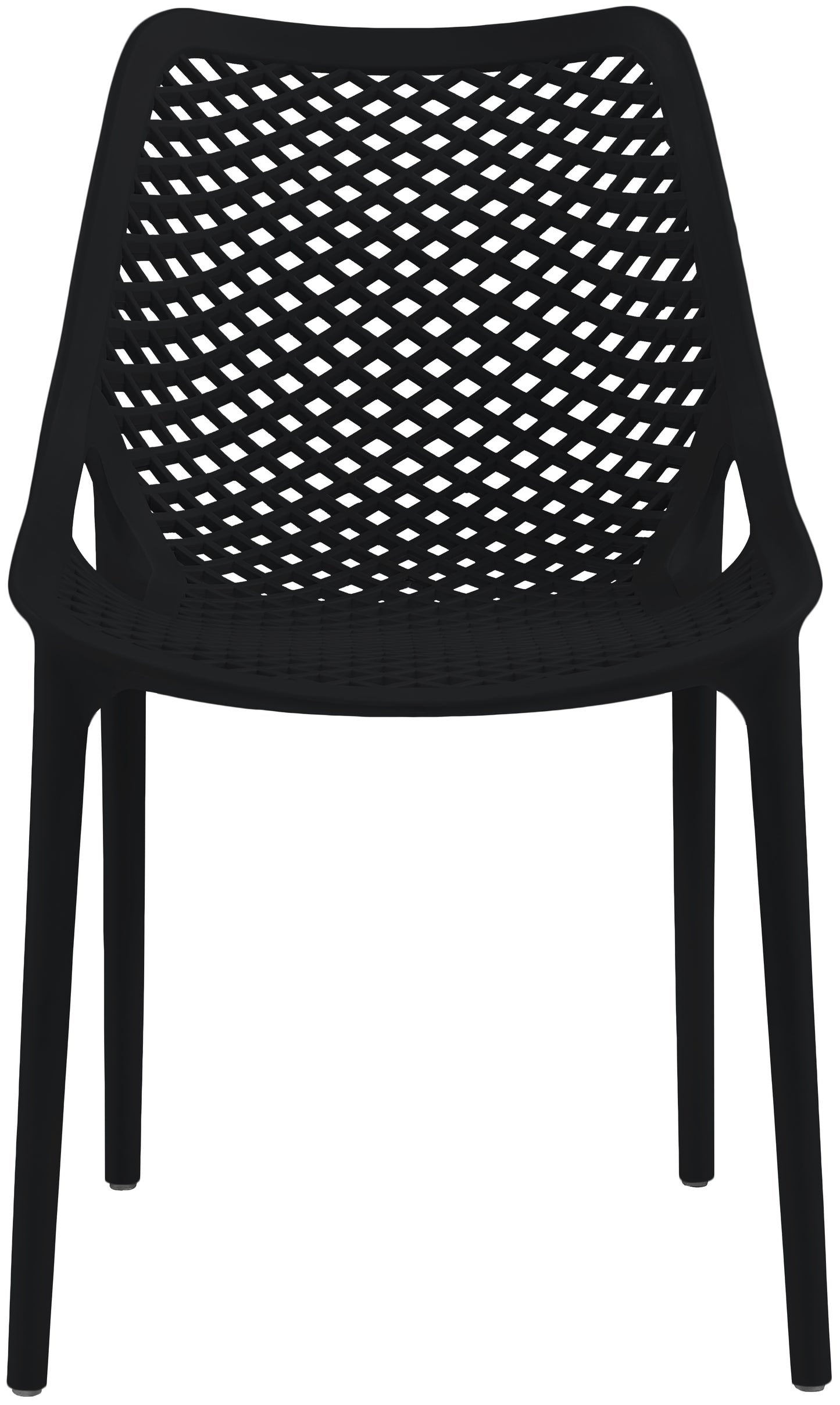 mercury black outdoor patio dining chair