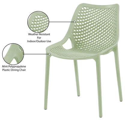 Mercury Mint Outdoor Patio Dining Chair