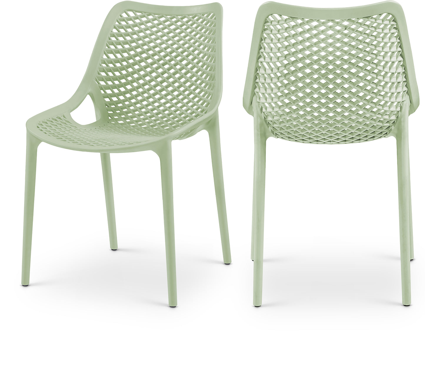 mercury mint outdoor patio dining chair