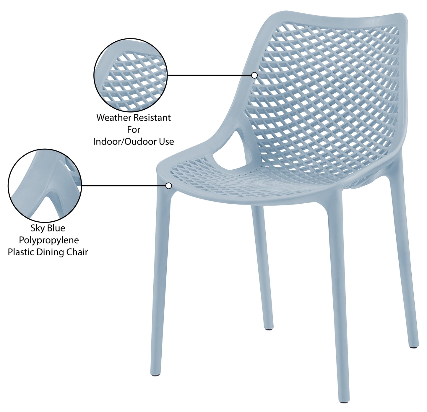 jayce sky blue outdoor patio dining chair skyblue