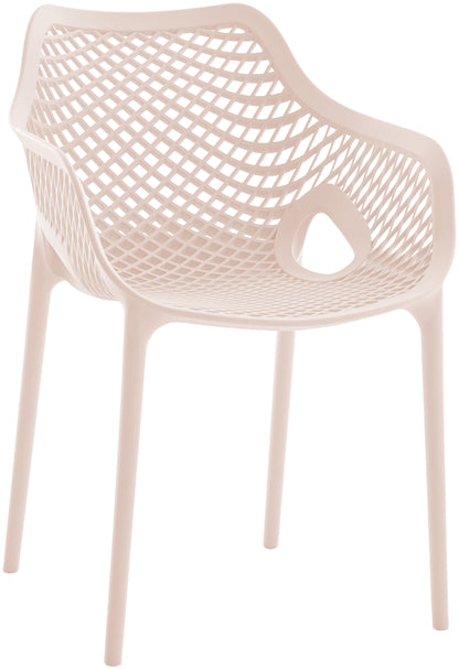 Jayce Pink Outdoor Patio Dining Chair Pink