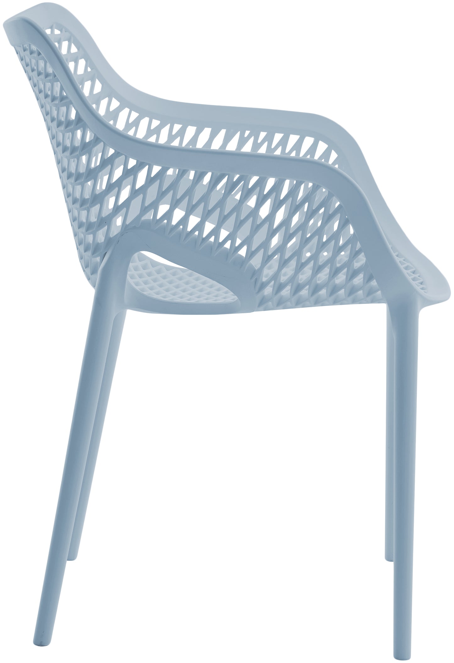 jayce sky blue outdoor patio dining chair skyblue