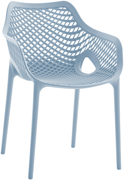 Jayce Sky Blue Outdoor Patio Dining Chair SkyBlue