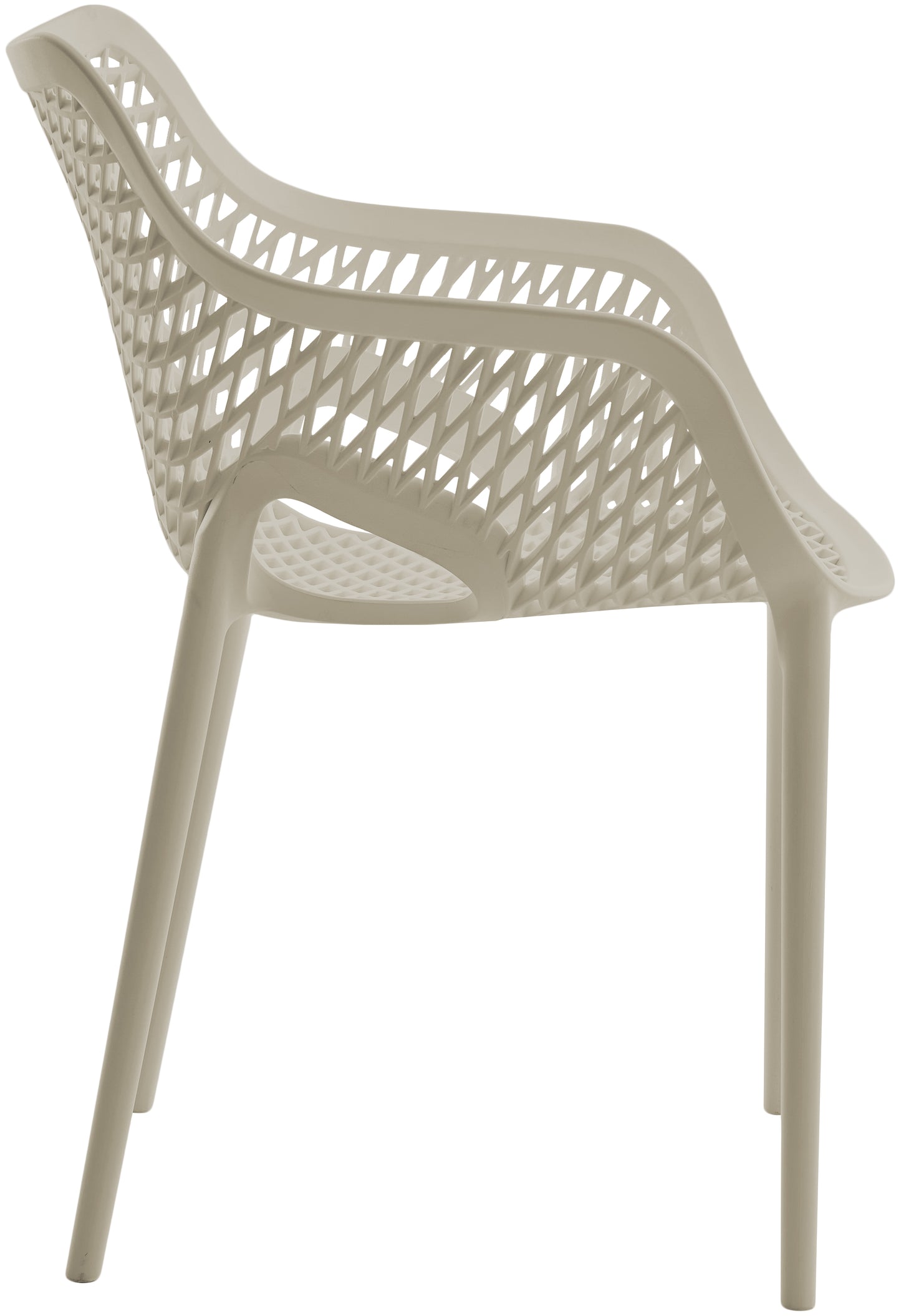 jayce taupe outdoor patio dining chair taupe