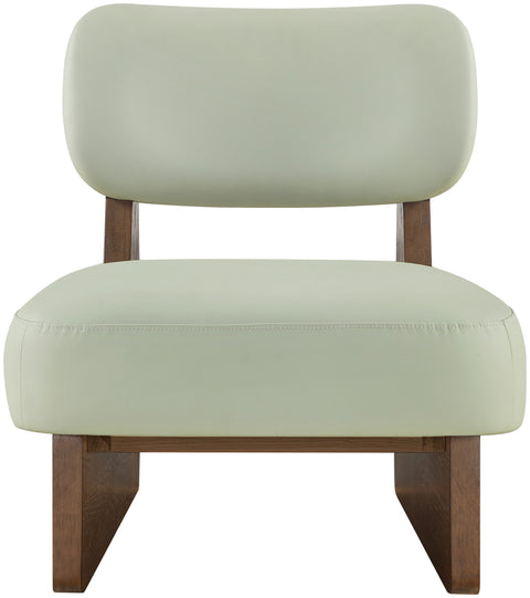 Marlow Mint Vegan Leather Upholstered Accent Chair, 1 Piece