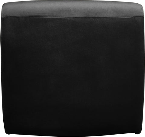 Delaney Black Velvet Upholstered Accent Chair, 1 Piece