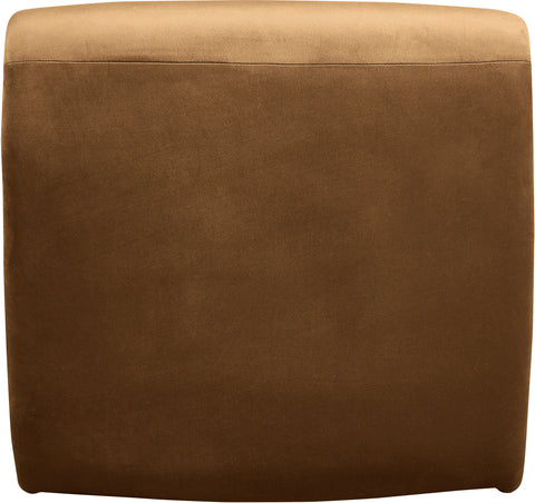 Delaney Saddle Velvet Upholstered Accent Chair, 1 Piece