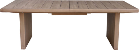 Rowan 88.5" / 114.75" Natural Acacia Wood Outdoor Patio Dining Table, 1 Piece