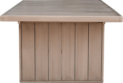 Rowan 88.5" / 114.75" Natural Acacia Wood Outdoor Patio Dining Table, 1 Piece