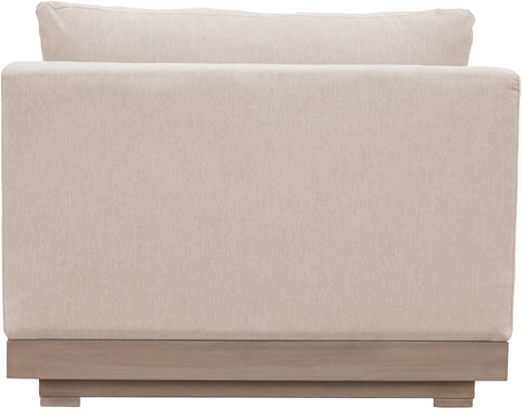 Rowan Beige Olefin Performance Fabric Outdoor Patio Armless Chair, 1 Piece