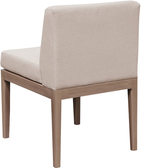Rowan Beige Olefin Performance Fabric Outdoor Patio Dining Side Chair, 1 Piece
