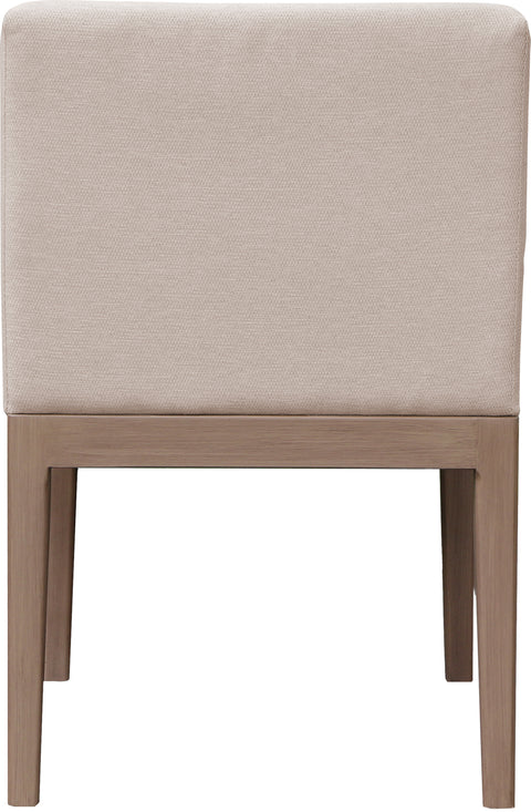 Rowan Beige Olefin Performance Fabric Outdoor Patio Dining Side Chair, 1 Piece