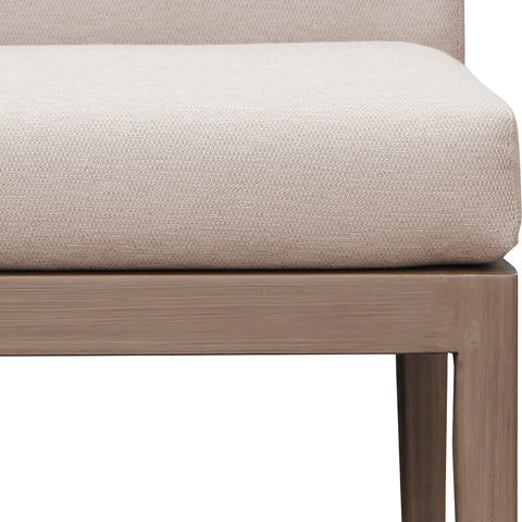 Rowan Beige Olefin Performance Fabric Outdoor Patio Dining Side Chair, 1 Piece