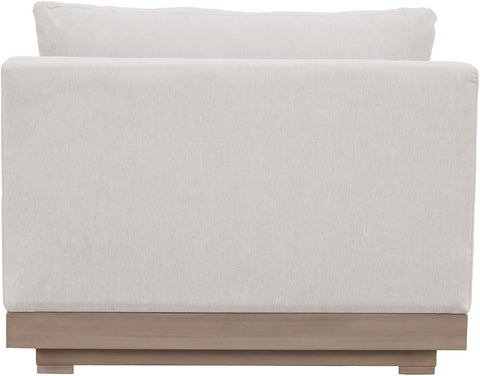 Rowan Cream Olefin Performance Fabric Outdoor Patio Armless Chair, 1 Piece