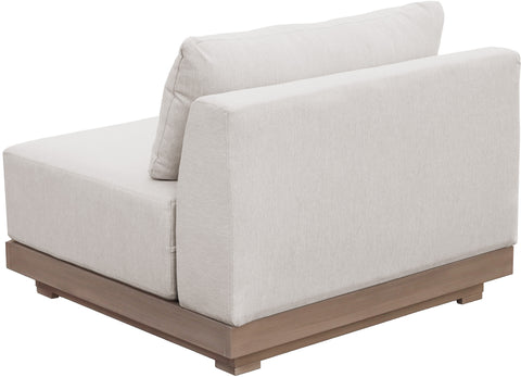 Rowan Cream Olefin Performance Fabric Outdoor Patio Armless Chair, 1 Piece