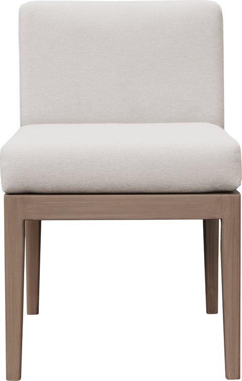 Rowan Cream Olefin Performance Fabric Outdoor Patio Dining Side Chair, 1 Piece