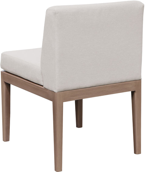 Rowan Cream Olefin Performance Fabric Outdoor Patio Dining Side Chair, 1 Piece