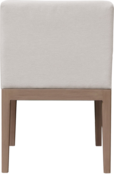 Rowan Cream Olefin Performance Fabric Outdoor Patio Dining Side Chair, 1 Piece
