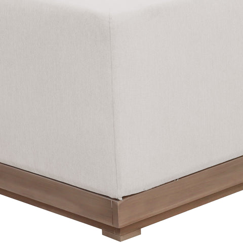 Rowan Cream Olefin Performance Fabric Outdoor Patio Sectional, 4-Piece