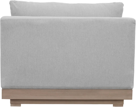 Rowan Grey Olefin Performance Fabric Outdoor Patio Armless Chair, 1 Piece