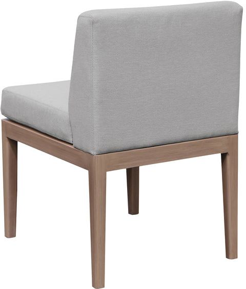 Rowan Grey Olefin Performance Fabric Outdoor Patio Dining Side Chair, 1 Piece