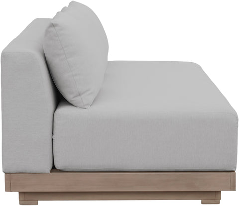 Rowan 77" Grey Olefin Performance Fabric Outdoor Patio Sofa, 1 Piece