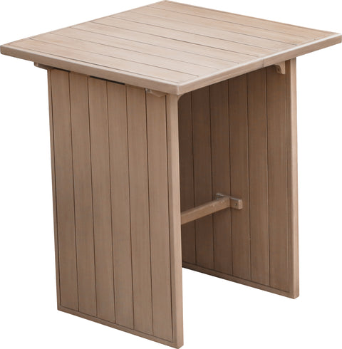 Rowan Natural Acacia Wood Outdoor Patio Bar Table, 1 Piece