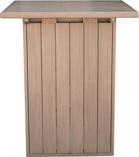 Rowan Natural Acacia Wood Outdoor Patio Bar Table, 1 Piece