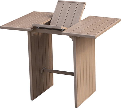 Rowan Natural Acacia Wood Outdoor Patio Bar Table, 1 Piece