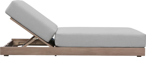Rowan Grey Olefin Performance Fabric Outdoor Patio Lounge Chair, 1 Piece